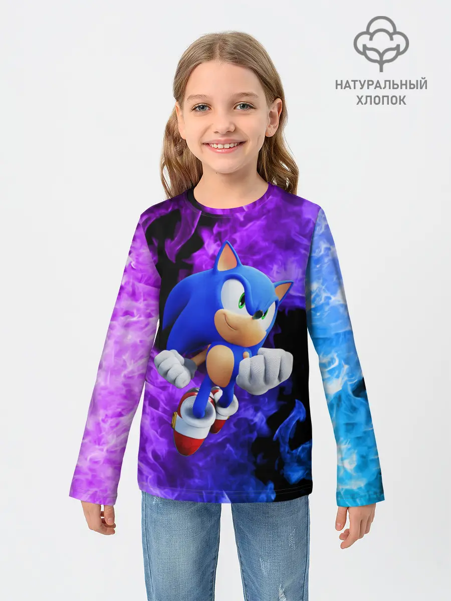 Детский лонгслив / SONIC