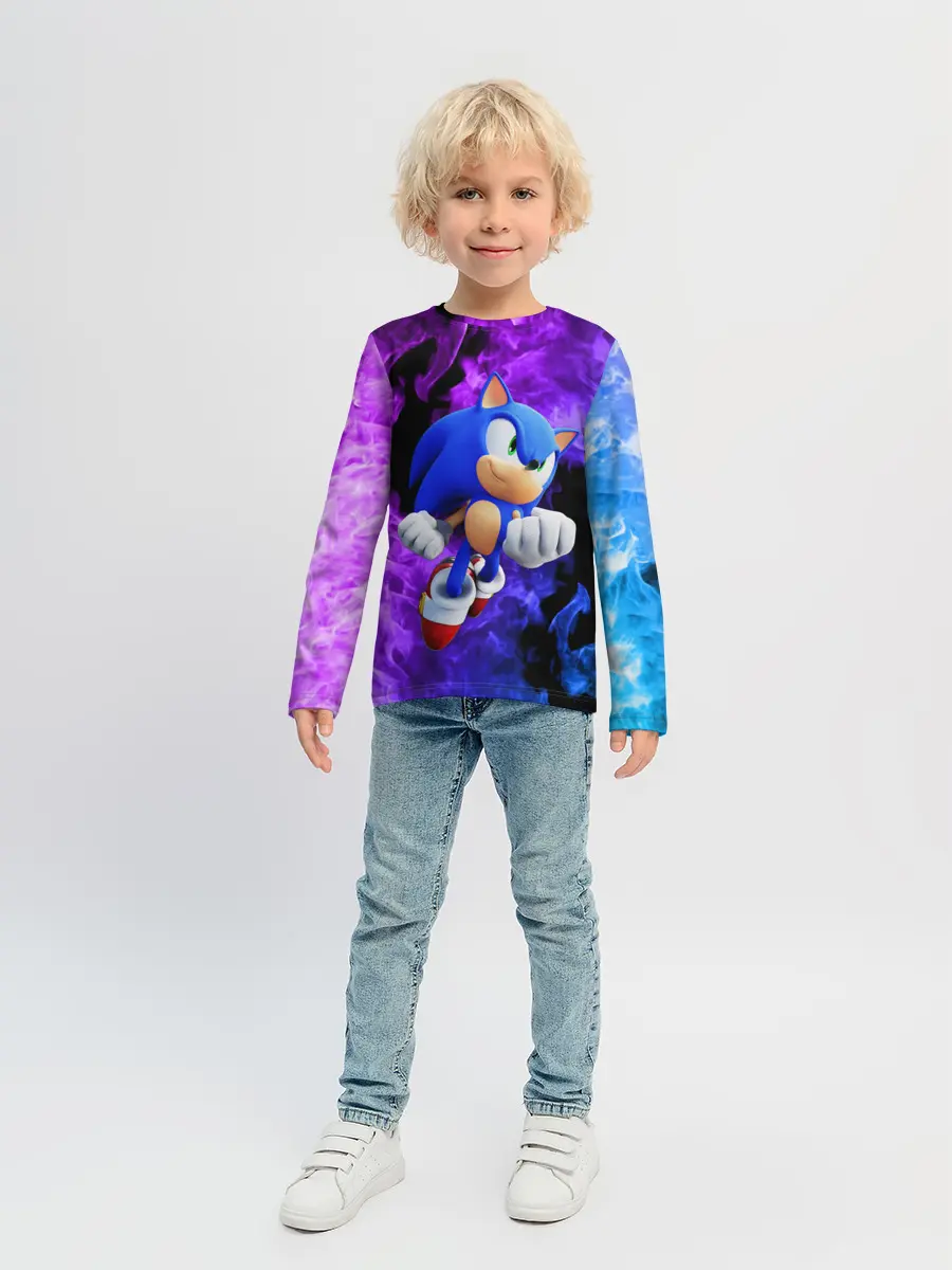 Детский лонгслив / SONIC