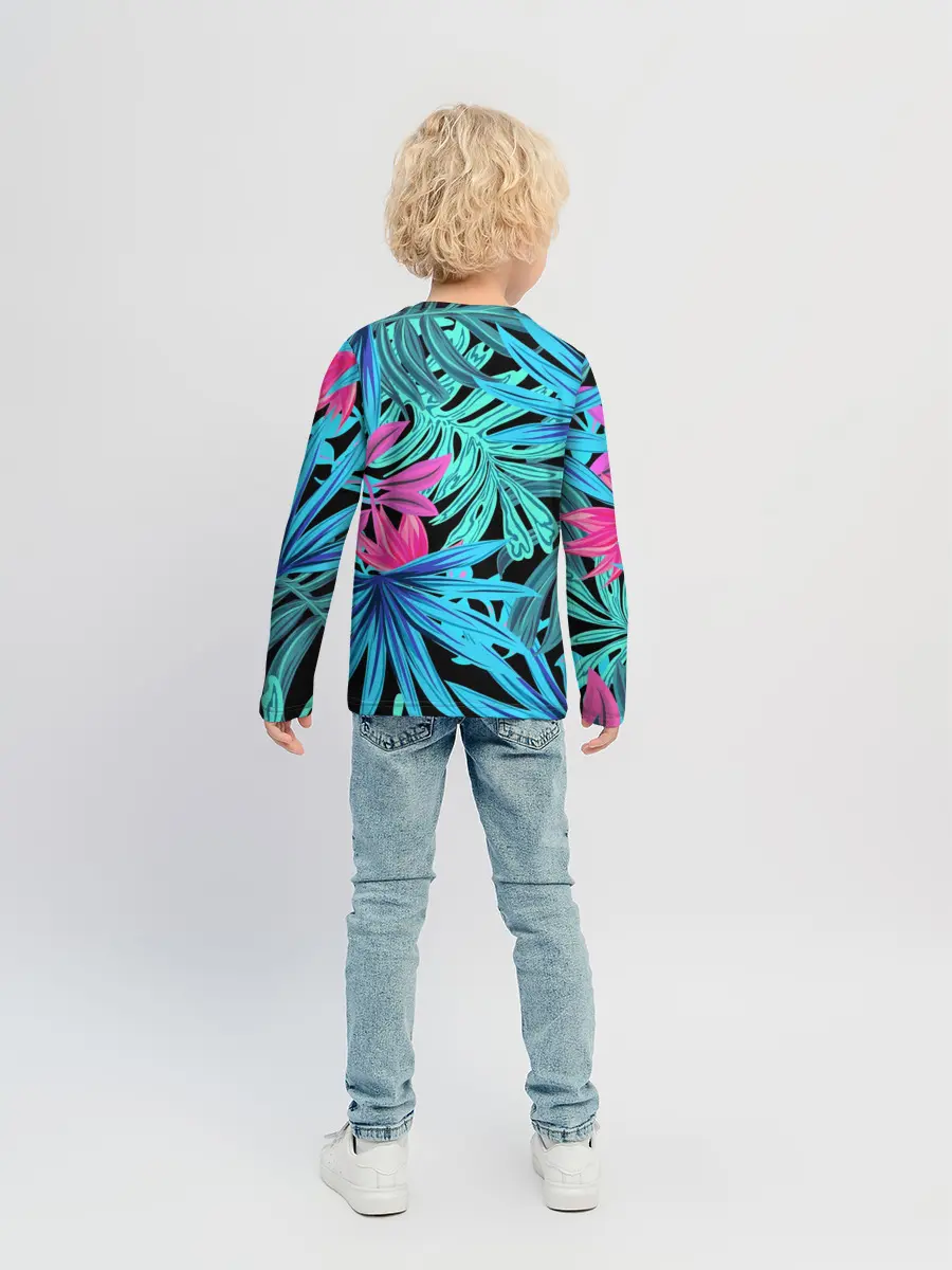 Детский лонгслив / Тропикана
