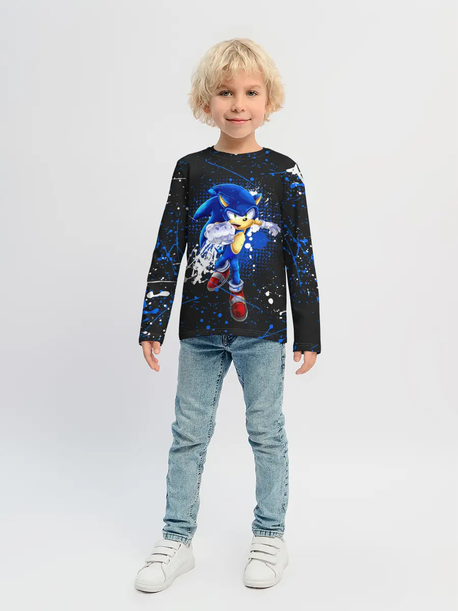Детский лонгслив / SONIC