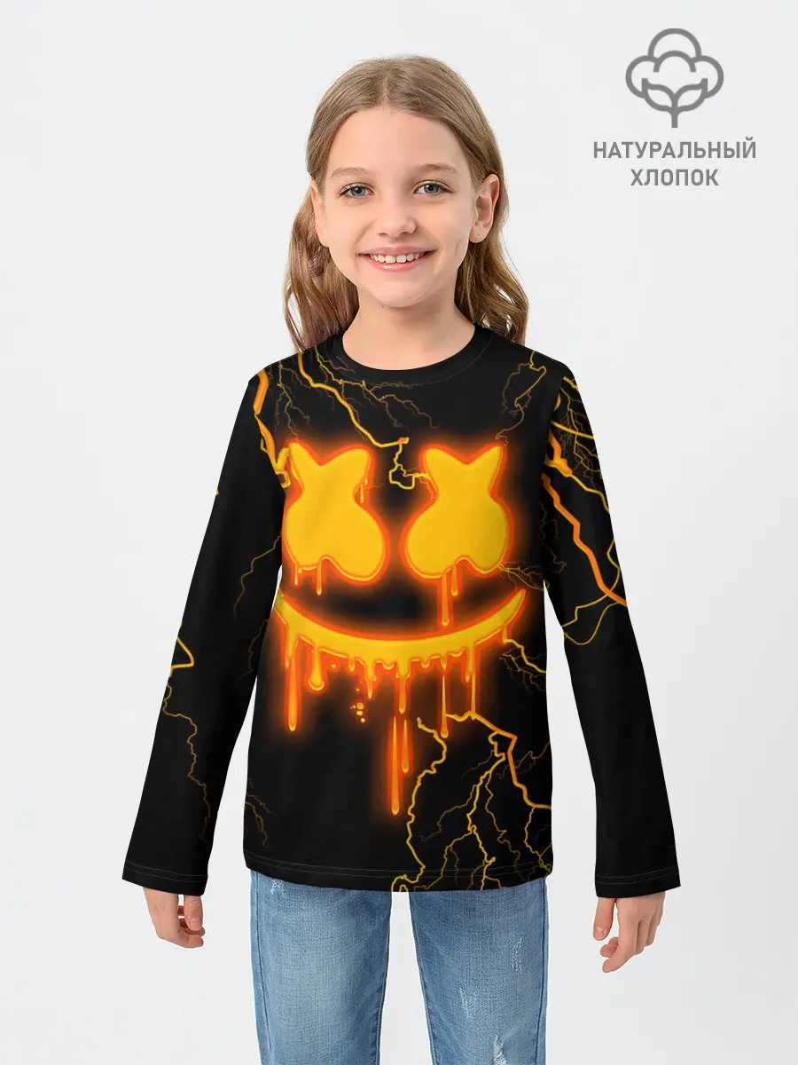 Детский лонгслив / Marshmello