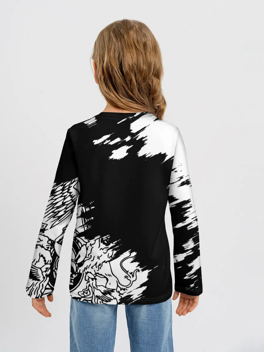 Детский лонгслив / Автограф Фредди Меркьюри