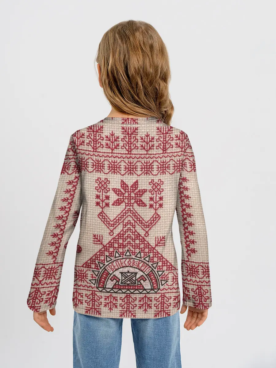 Детский лонгслив / Макошь Богиня Судьбы