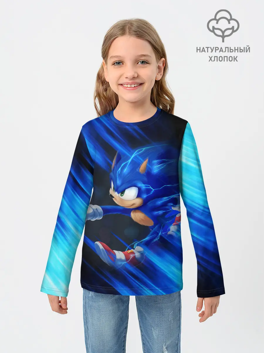 Детский лонгслив / SONIC | СОНИК