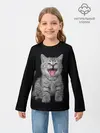 Детский лонгслив / Котенок