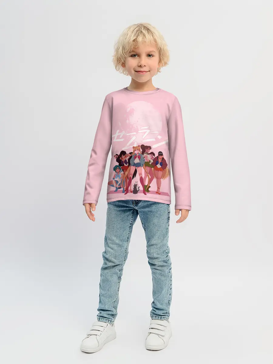 Детский лонгслив / PINK SAILOR MOON