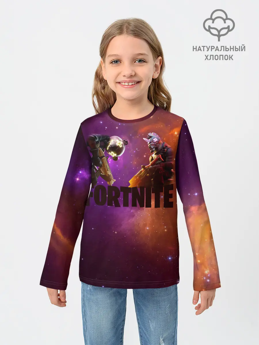 Детский лонгслив / Fortnite