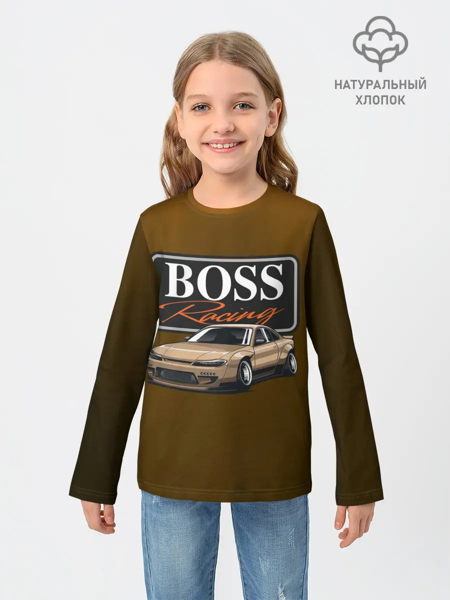 Детский лонгслив / Boss Racing | BOSS JDM