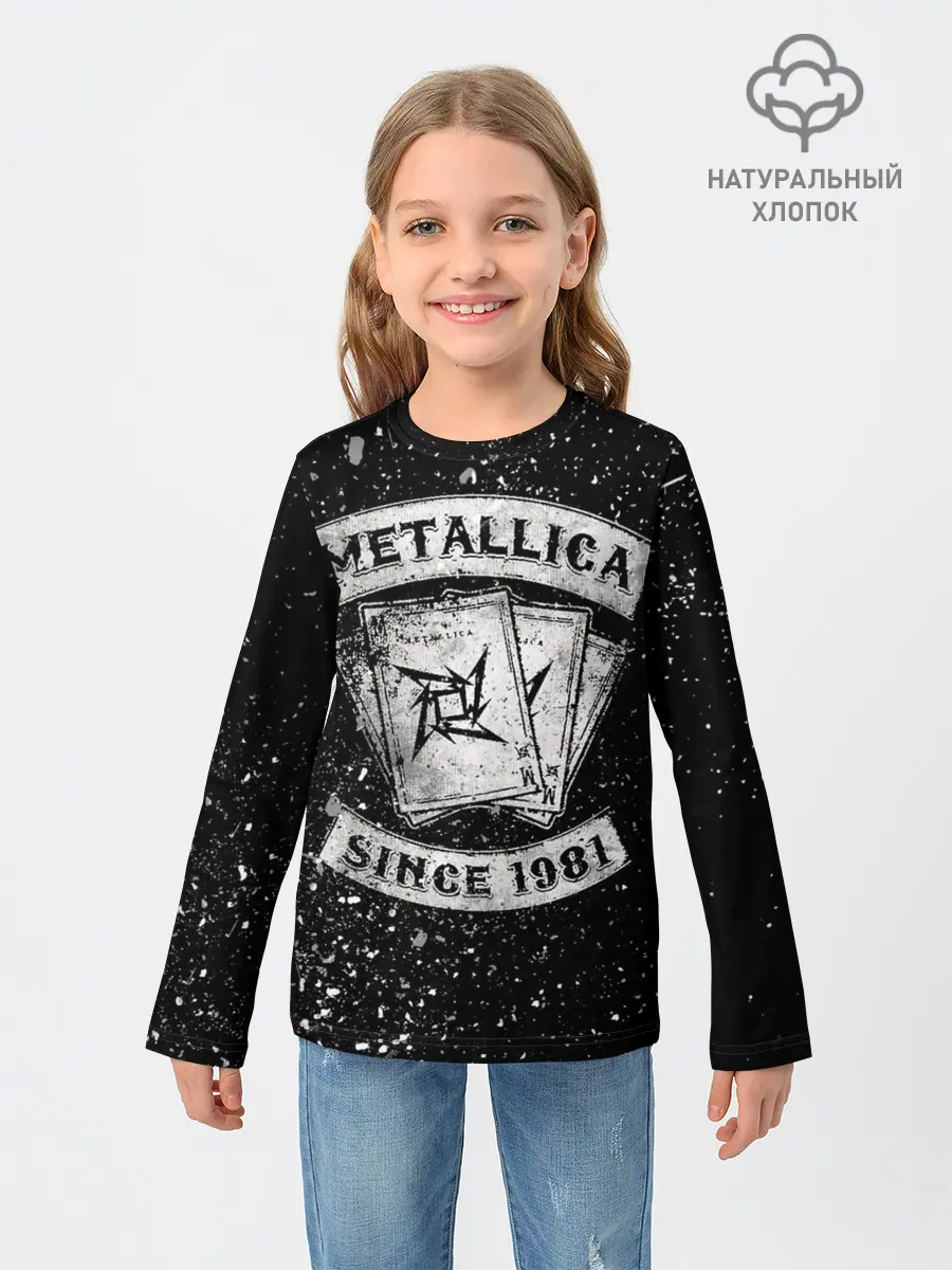 Детский лонгслив / Metallica
