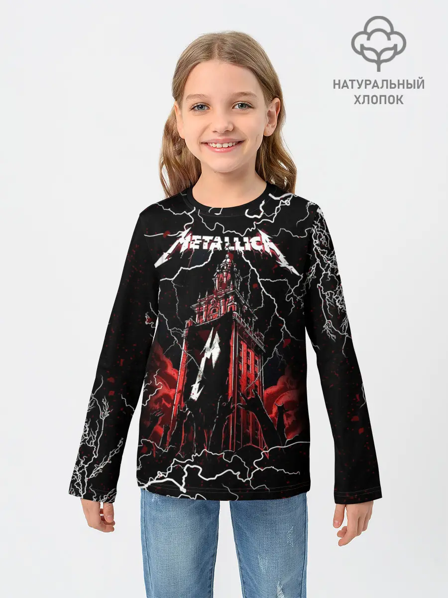 Детский лонгслив / Metallica