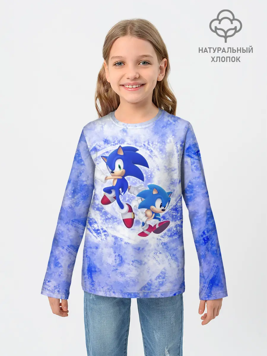 Детский лонгслив / Sonic