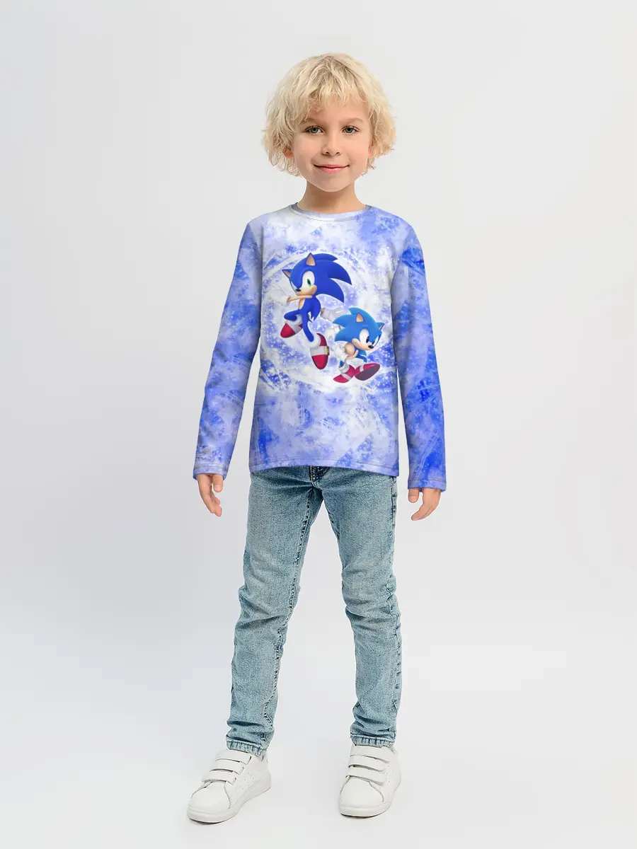 Детский лонгслив / Sonic