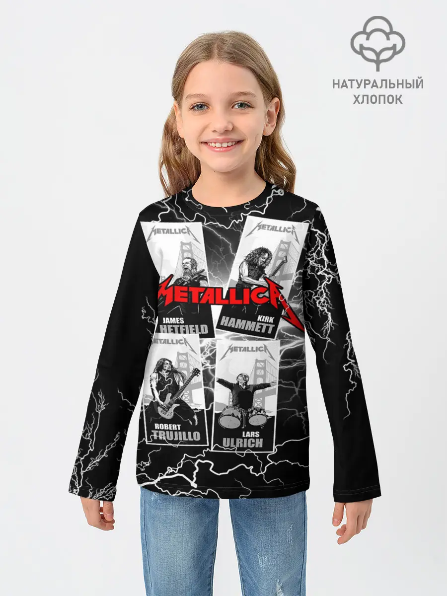 Детский лонгслив / Metallica