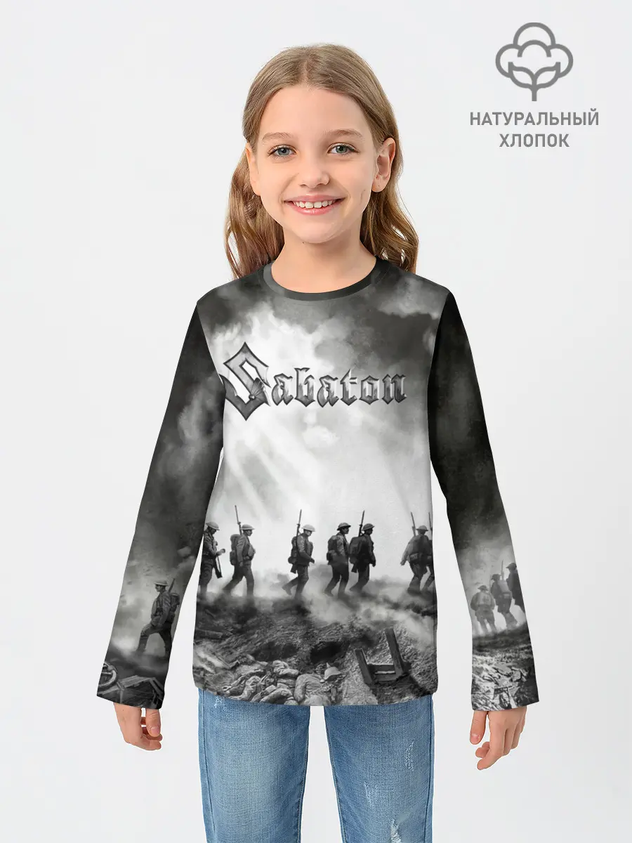 Детский лонгслив / Sabaton