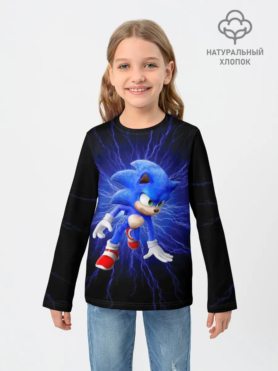 Детский лонгслив / SONIC