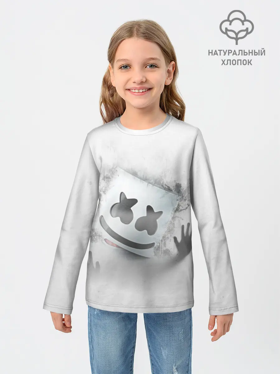 Детский лонгслив / Marshmello
