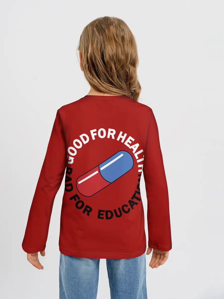 Детский лонгслив / Good for health