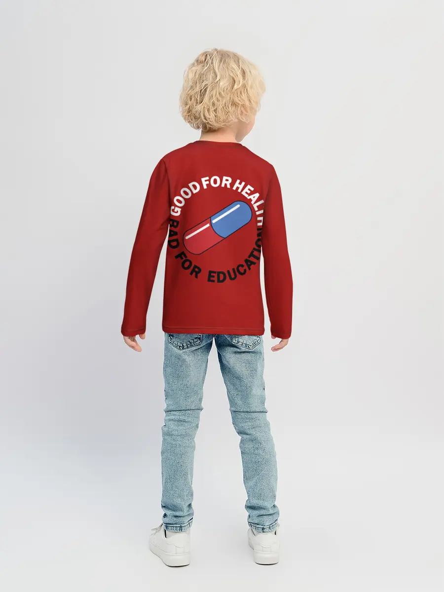 Детский лонгслив / Good for health