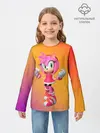 Детский лонгслив / Эми - Соник