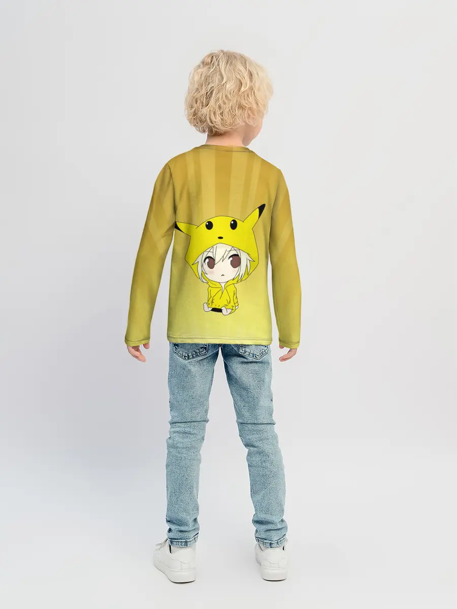 Детский лонгслив / Пикачу