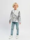Детский лонгслив / Мрамор