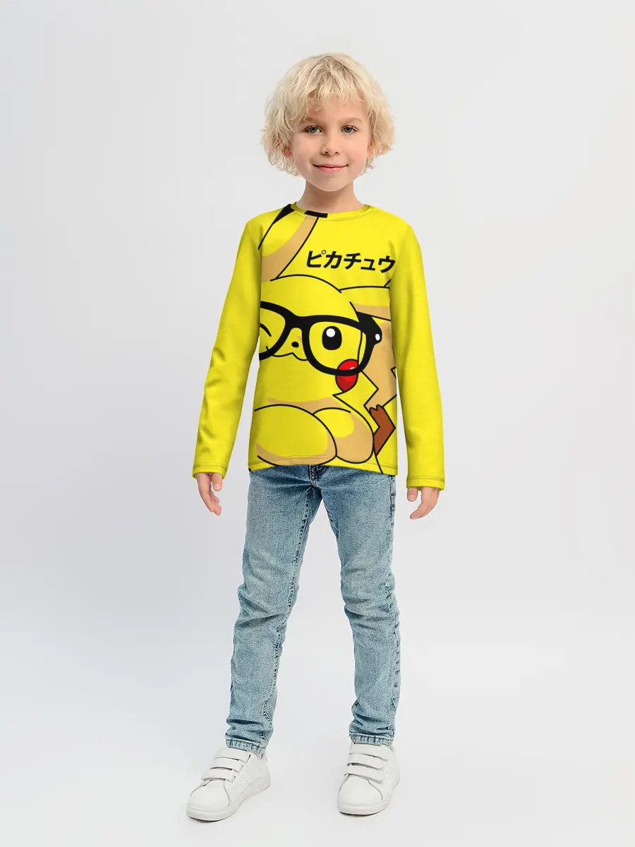 Детский лонгслив / ПИКАЧУ