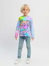 Детский лонгслив / ЦВЕТНАЯ МУН