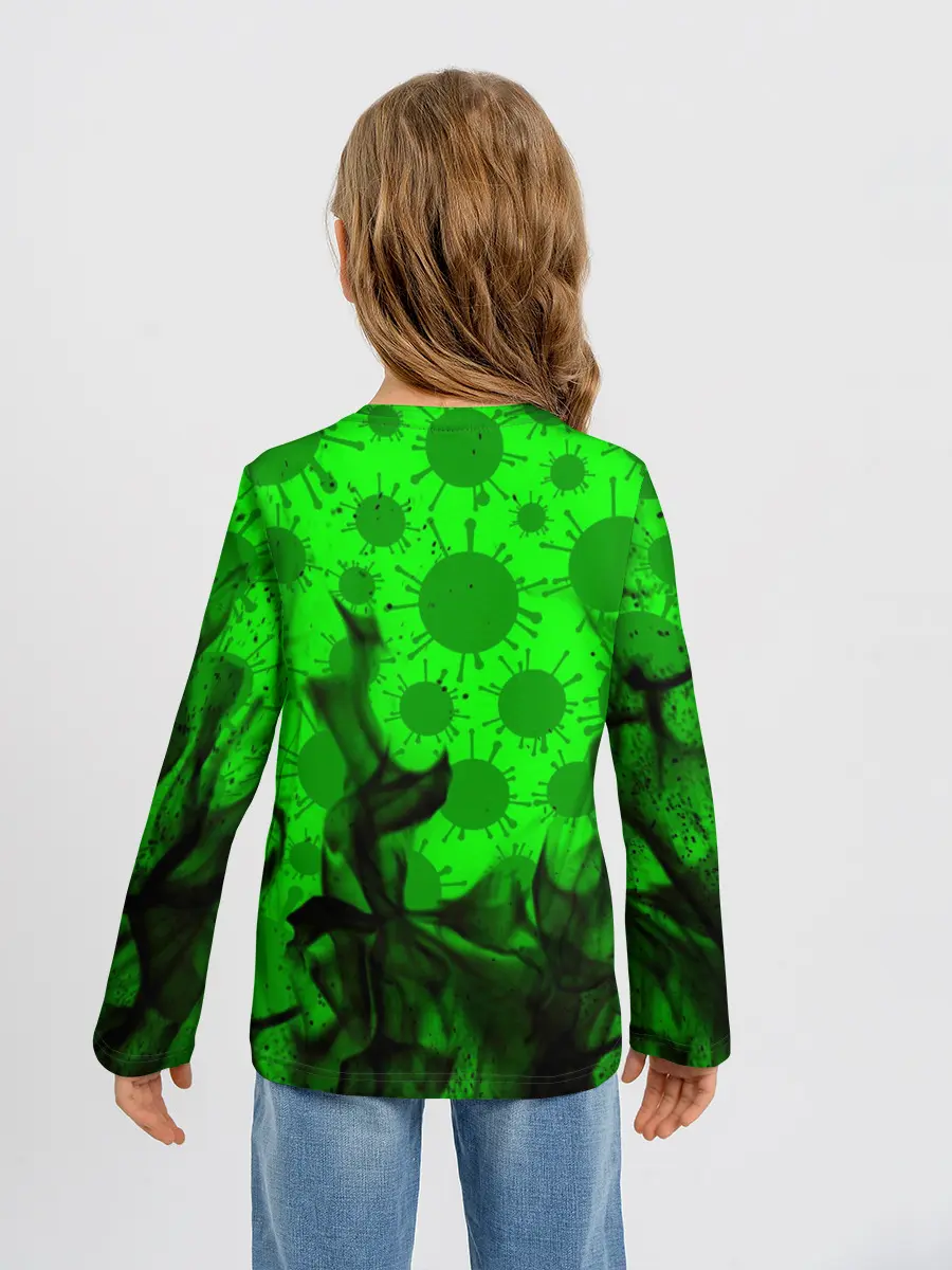 Детский лонгслив / КОРОНАВИРУС