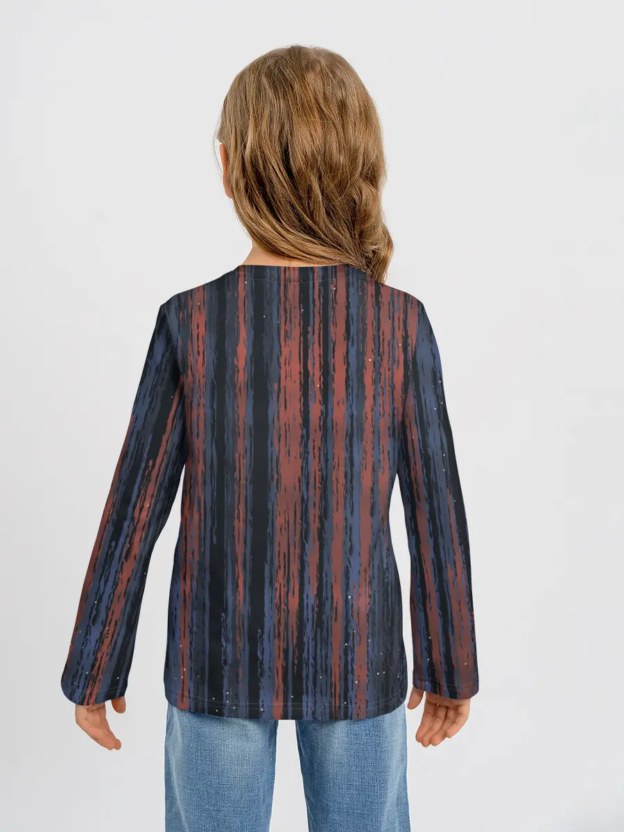 Детский лонгслив / Абстрактный узор