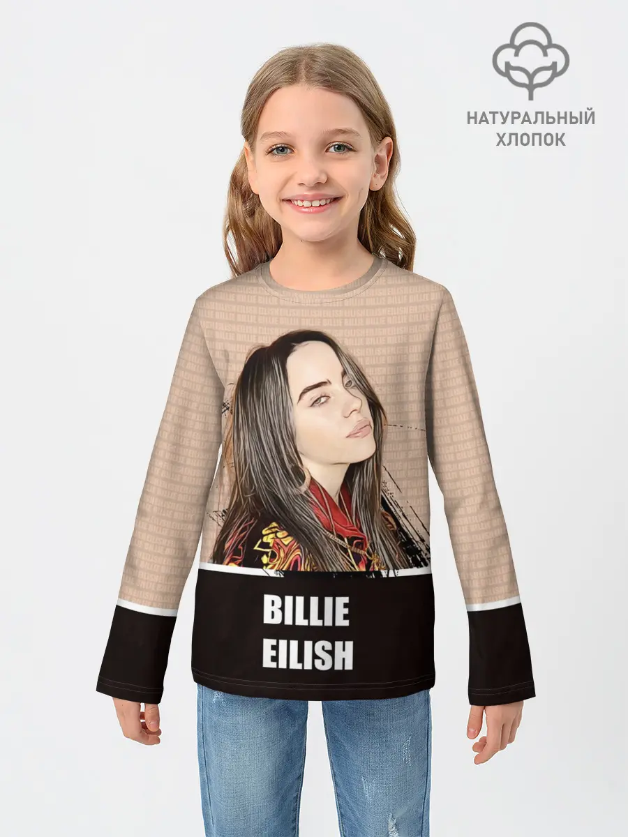 Детский лонгслив / Billie Eilish