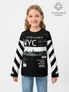 Детский лонгслив / New-York Strips