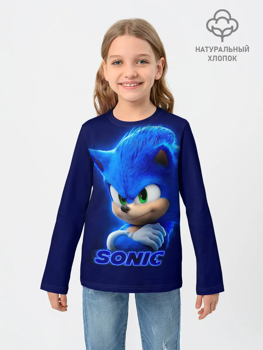 Детский лонгслив / SONIC
