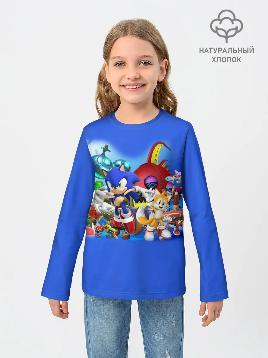 Детский лонгслив / SONIC