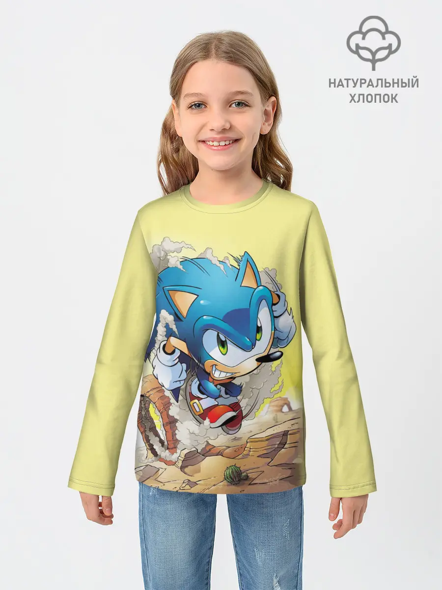 Детский лонгслив / SONIC