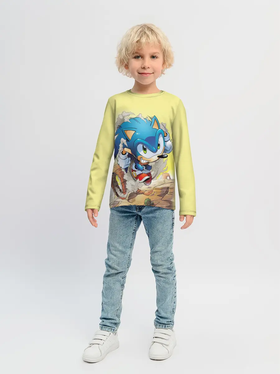 Детский лонгслив / SONIC