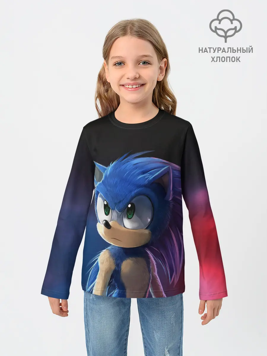 Детский лонгслив / SONIC