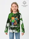 Детский лонгслив / Minecraft / Майнкрафт