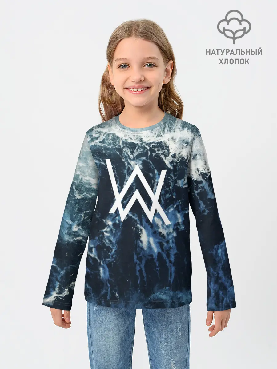 Детский лонгслив / Alan Walker