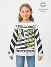 Детский лонгслив / keep going dream