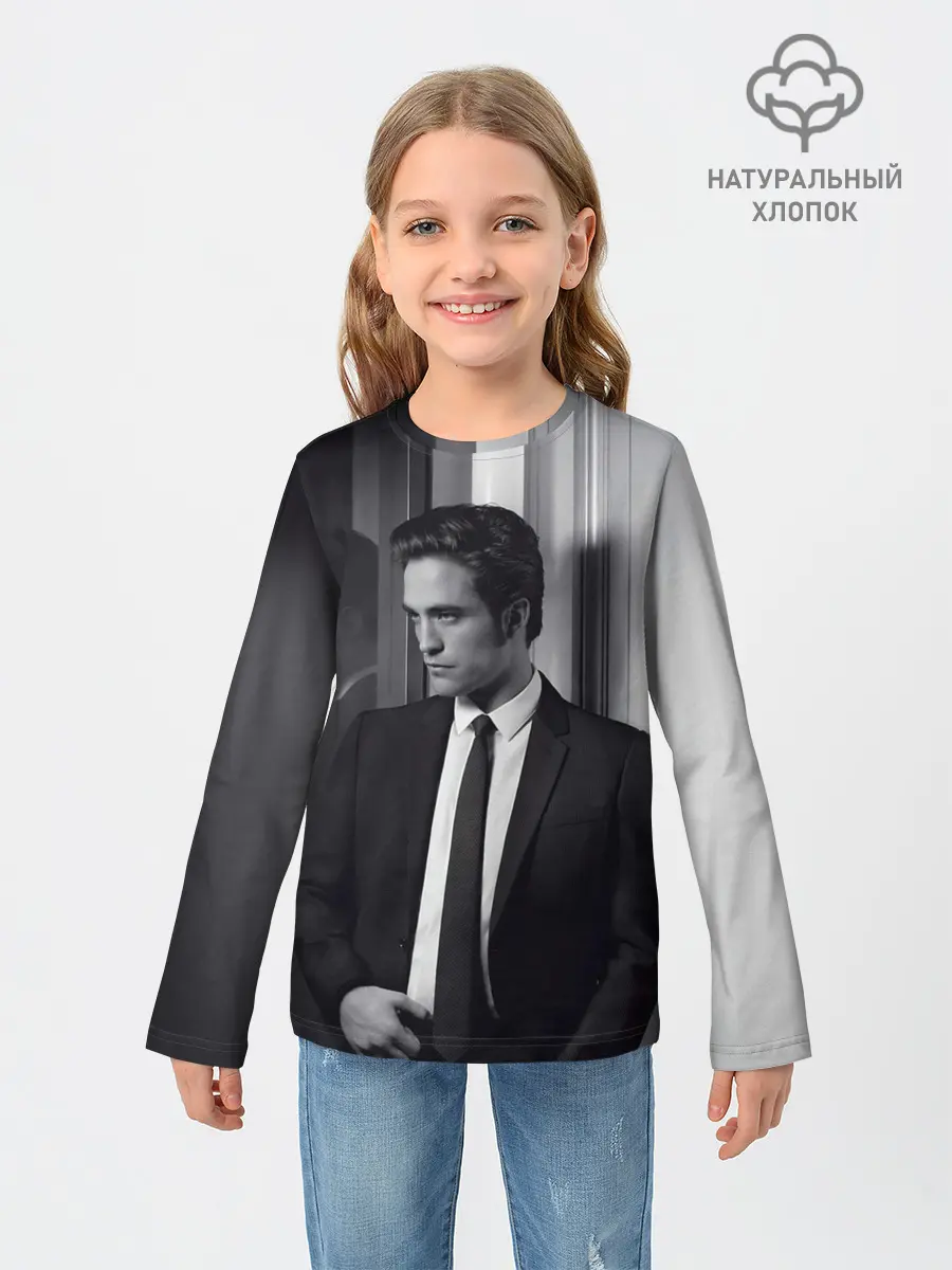 Детский лонгслив / Роберт Паттинсон