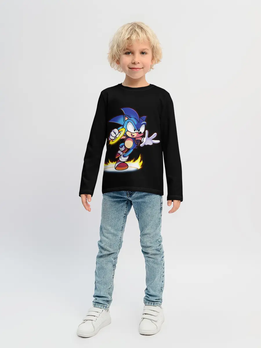 Детский лонгслив / Sonic