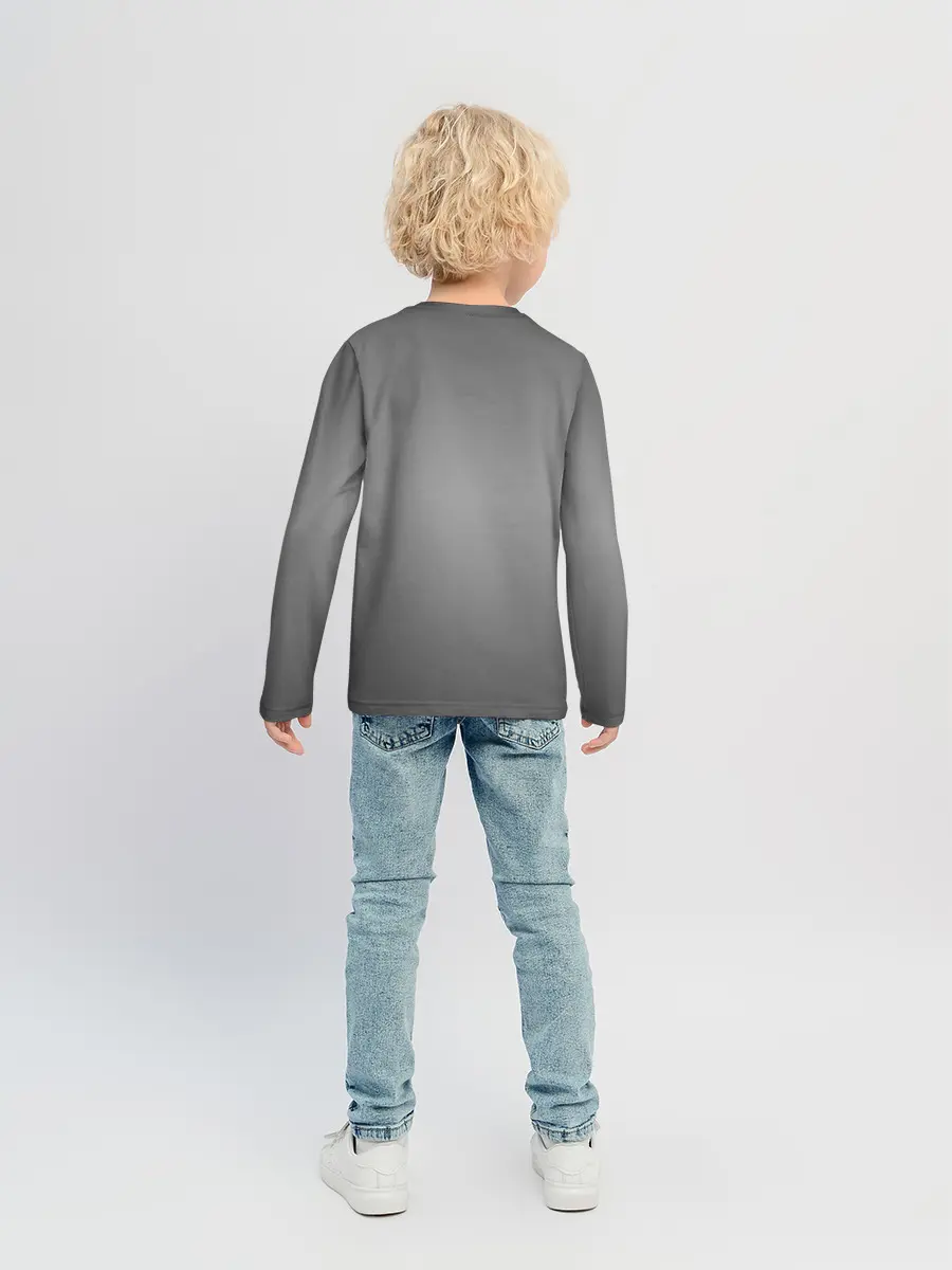 Детский лонгслив / Котики в масках