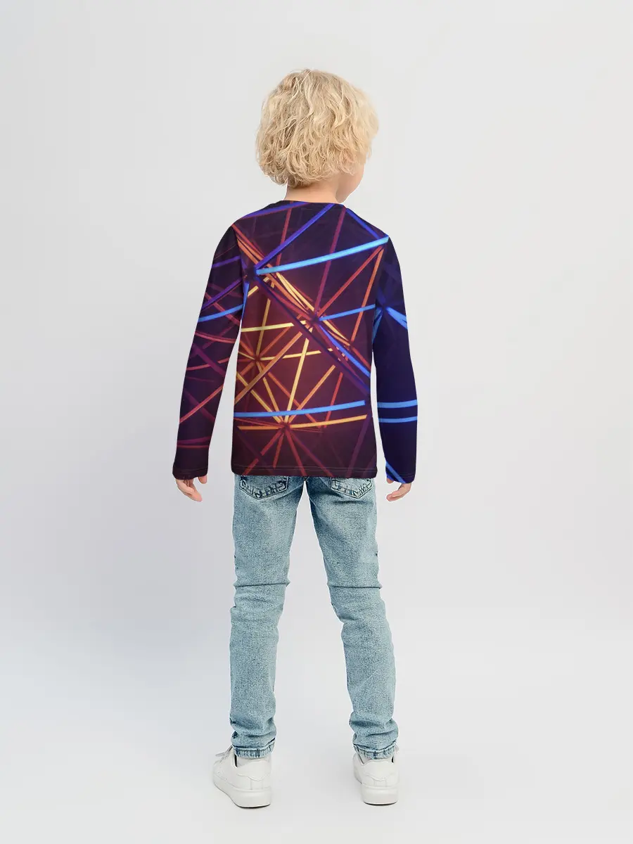 Детский лонгслив / Линии
