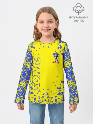 Детский лонгслив / Sonic.