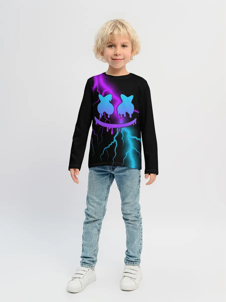 Детский лонгслив / Marshmello