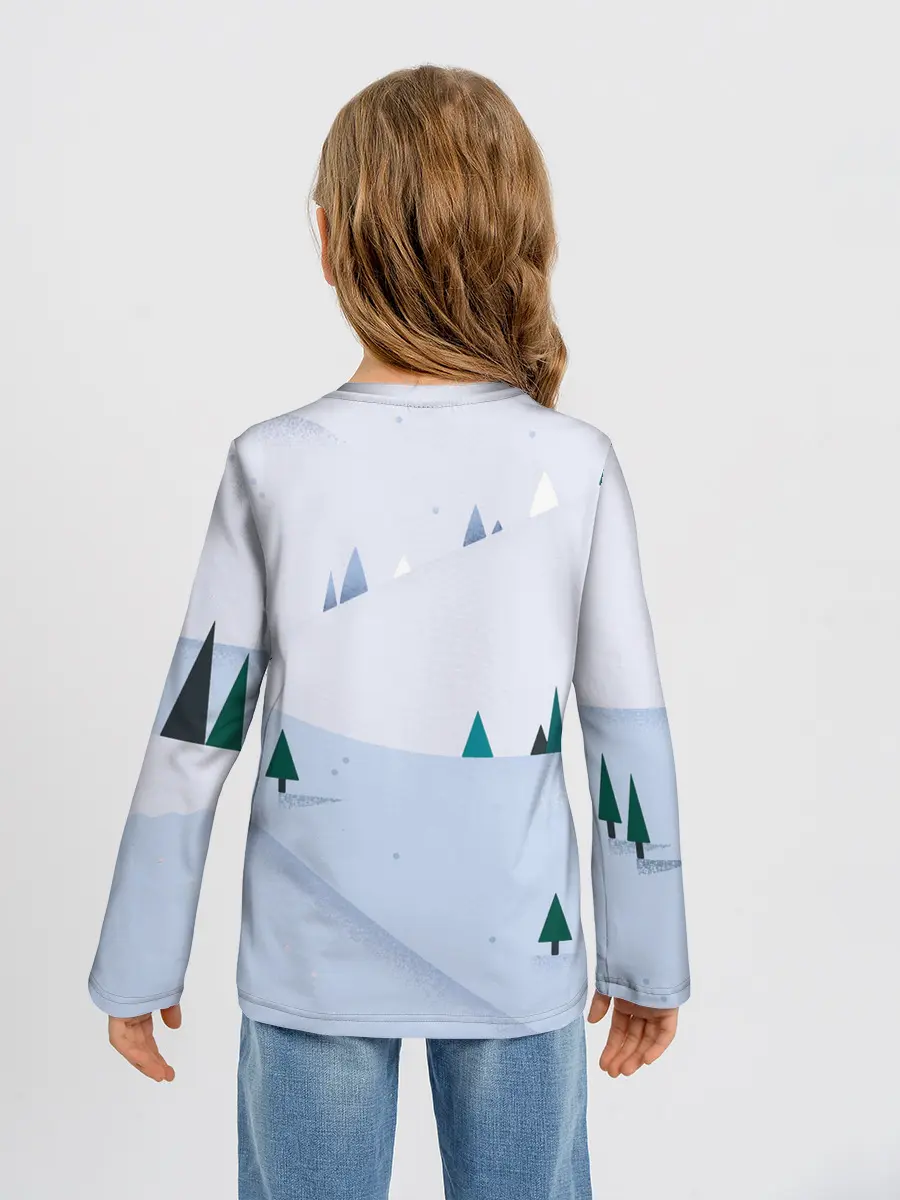 Детский лонгслив / Snow 1