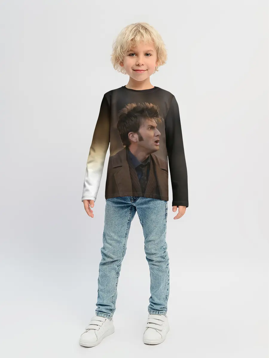 Детский лонгслив / 10th DOCTOR WHO