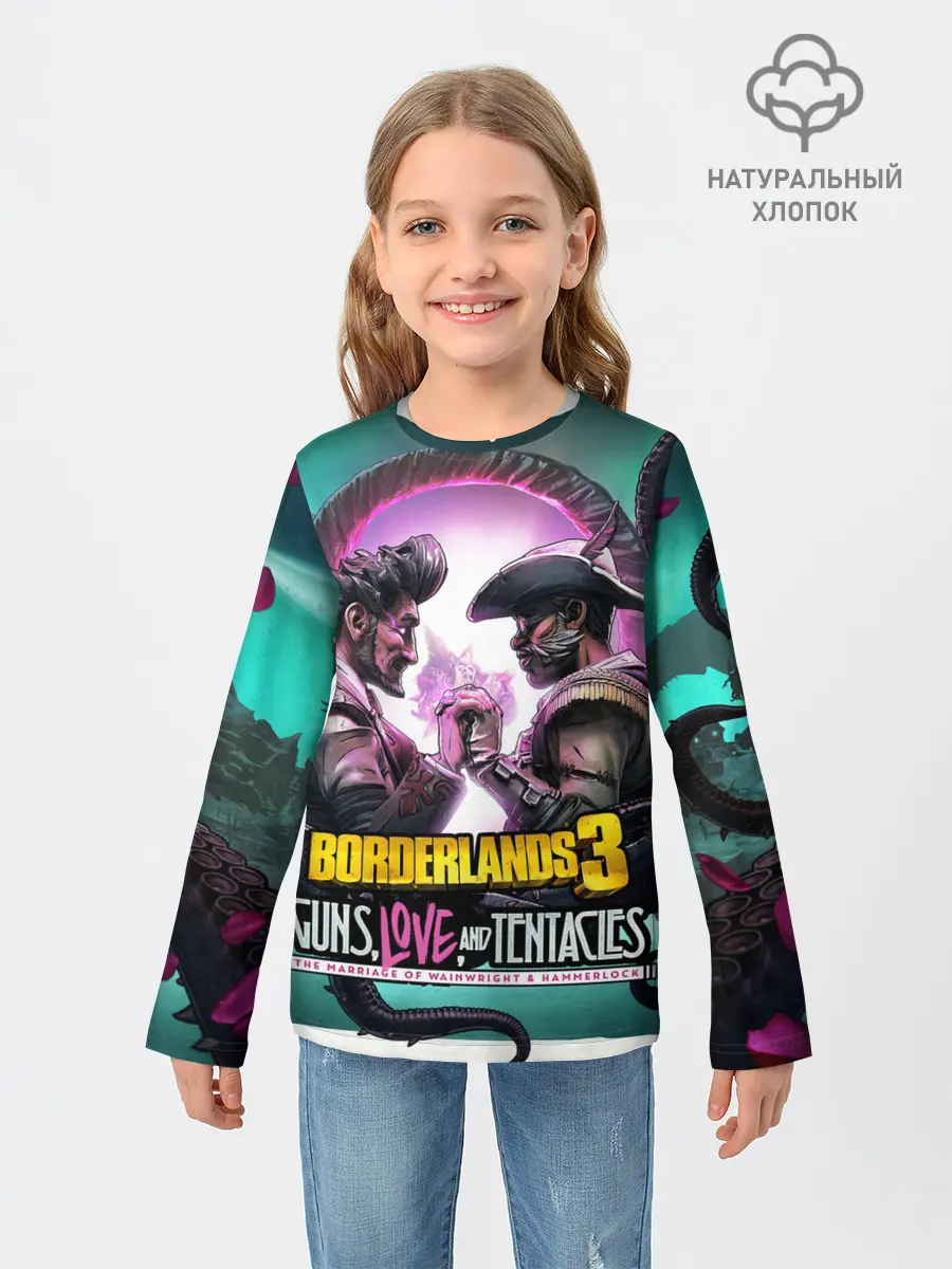 Детский лонгслив / borderlands 3
