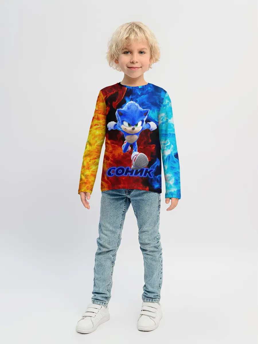 Детский лонгслив / SONIC