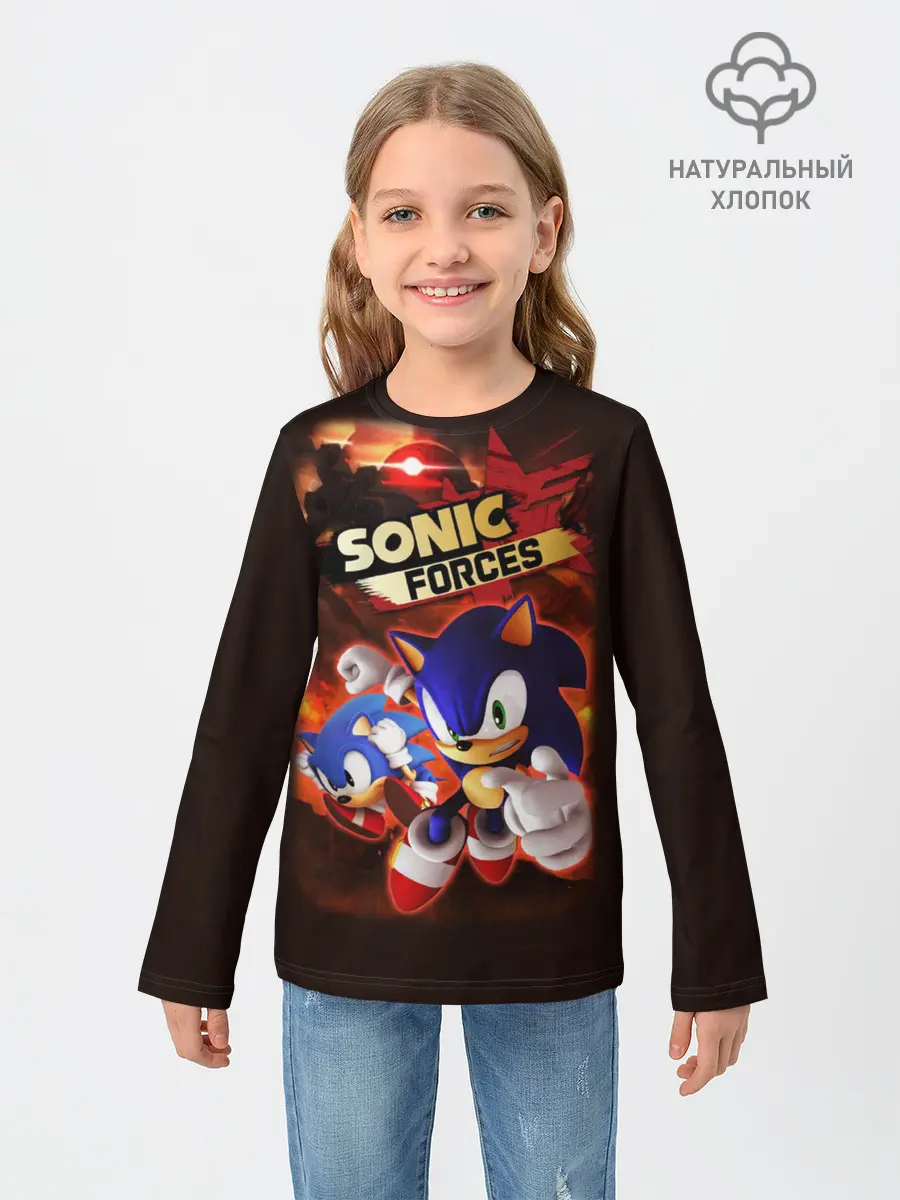 Детский лонгслив / SONIC